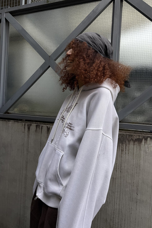 LOGO CRINKLED DU-RAG -GRAY- *Last1